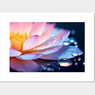 Lotus Flower Petal Nature Serene Calm Posters and Art